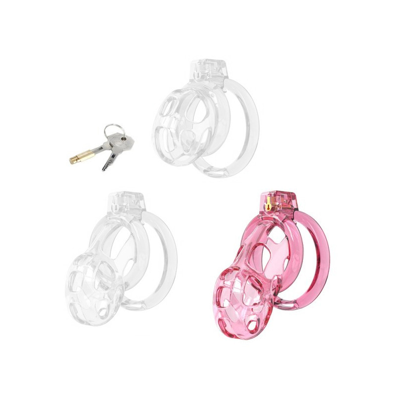 CockLock Cage de Chasteté Lock Cobra L 8.5 x 4cm Rose